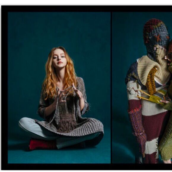 Byron Lars Green Knit Fringe Top with Buttons at Chest Size 4 - Picture 14 of 14